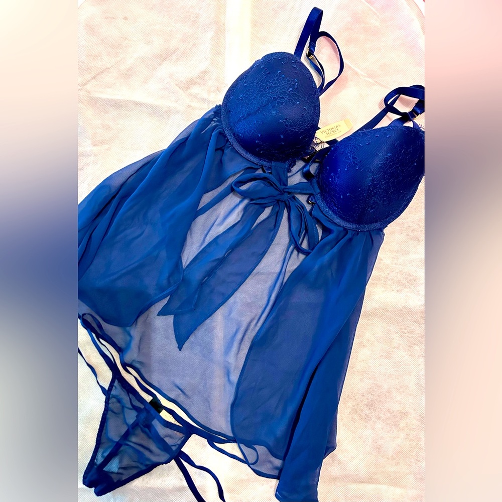 New Navy Victoria’s Secret 2-piece Lingerie